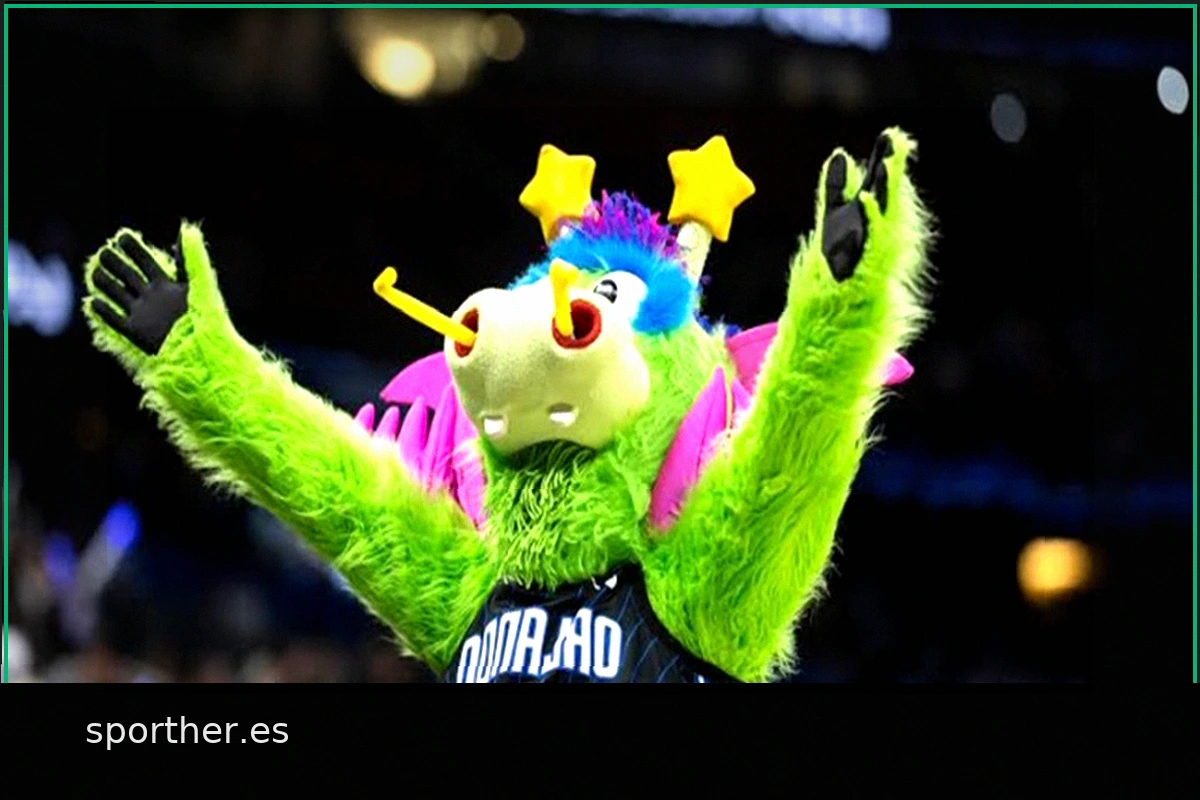 STUFF, el Dragón de los Magic, gana su tercer premio de Mascota del Año de la NBA, afianzando su caso como el GOAT